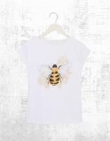 Womens Fat Face Short Sleeve Ivy Beebly T-Shirt White (A Bit Defect) (Defect) - 12 Regular