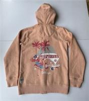 FatFace Girls Coral Pink VW Graphic Full Zip Hoodie Age 12-13 Years *BNWT*