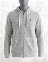 Mens Fat Face Full Zip Woolacombe Zip Thru Logo Hoodie Natural Ivory (Defect) - XL Regular