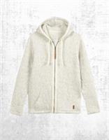 Womens Fat Face Newbury Textured Zip Through Hoodie Ivory (A Bit Defect) - 12 Regular