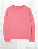 Womens Fat Face Cotton Long Sleeve Crew Neck Sweatshirt Blush Pink - 8 Regular