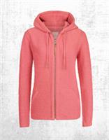Womens Fat Face Long Sleeve Hemsby Textured Zip Through Hoodie Pink (Defect) - 12 Regular