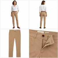 Womens Fat Face Ankle Grazer Cotton Devon Chino in Stone - 12 Regular