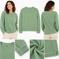 Womens Fat Face Cotton Long Sleeve Crew Neck Sweatshirt Green (A Bit Defect) - 10 Regular