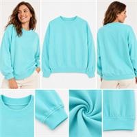Womens Fat Face Crew Neck Long Sleeve Cotton Jersey Sweatshirt Blue (Defect) - M Regular