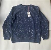 Fatface Girls Navy Star All Over Print Crew Sweatshirt Age 12-13 Years *BNWT*