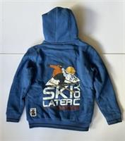 Fatface Boys Blue Ski You Later Zip Through Hoodie Age 6-7 Years *BNWT*