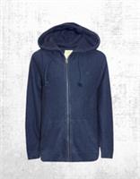 Mens Fat Face Full Zip Long Sleeve Woolacombe Zip Thru Sweat Hoodie Navy Blue - XS Regular