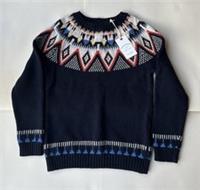 Fatface Boys Blue/Navy Fairisle Knitted Jumper Age 7-8 Years *BNWT*