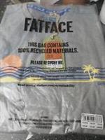 Fat Face chest stripe graphic T Shirt, small reg , New with tags, RRP £25 Grey - S Regular