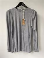 BNWT Gorgeous Ladies Fat Face Grey Sparkle Jersey Top, UK Size 8, Tagged - 8 Regular