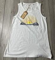 Fat Face Womens White Vest Size UK 8 - 8 Regular
