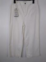 Fat Face Keswick Wide Leg Crop Jeans White Size 14 £59 RRP NEW F2 - 14 Regular