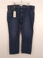 Fat Face Men's Straight Jeans Navy Mid Wash Size 42 Cotton NEW F2 - 42 Regular