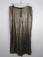 Fat Face Copper & Black Sofia Metallic Trousers Antique Gold 16 Short NEW F2 - 16 Regular