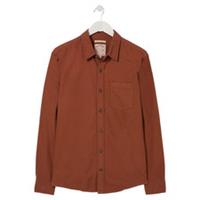FatFace Mens Thornhill Oxford Shirt (Chestnut) (Small) - S Regular