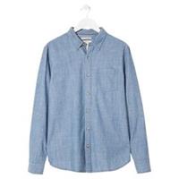 FatFace Mens Sutton Tile Print Shirt (Chambray) (Small) - S Regular