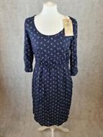 Fat Face Blue Viscose Lined Summer Dress Size 12 (UK) New with Tags - 12 Regular