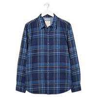 FatFace Mens Rowledge Check Shirt (Indigo)