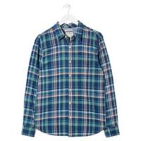 FatFace Mens Netfield Check Shirt (Fern Green)