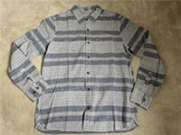 FAT FACE 52% LINEN/48% COTTON CHAMBRAY BLUE/WHITE SHIRT SIZE M , UNWORN - M Regular