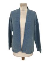 Fat Face Women's Edie Cardigan Size 6 Blue Knit Pockets Long Sleeve Open New F1 - 6 Regular