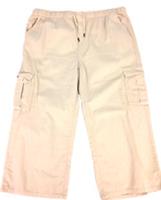 FatFace Women's Cargo Pants Size 20 Cream Wide Leg Pockets Drawstring New F1 - 20 Regular