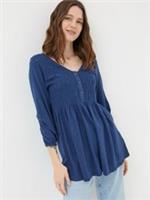 Fat Face Tunic , Blue Size UK12 Comfy Fit, New - 12 Regular
