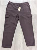 Fat Face Blair Tencil Carpenter Trousers Dark Burgundy Size UK 16 R NEW - 16 Regular