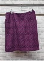 Fat Face Dark Purple Jennie Ikat Mini Skirt Size 12 BNWT