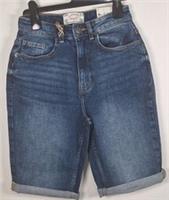 Fat Face Bisley Bermuda Denim Shorts - Mid Blue - UK Size 6, New With Tags - 6 Regular