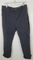 Fat Face Women's Chinos Size 18 Black Lightweight Tapered Leg Slim Fit NEW F2 - 18 Regular