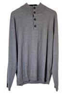 Fat Face Jumper Long Sleeve Grey Half Neck Button UK XL - New with Tags, RRP&pound;55 - XL Regular