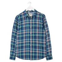 FatFace Mens Netfield Check Shirt Fern Green Size XXXL Casual (RRP &pound;50)