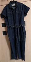 Fat Face IMOGEN Dark Blue Denim Boiler Suit Size 20 SHORT. New - 20 Plus