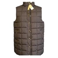 Fat Face Gilet Sienna Longline Quilted Black Women's UK 22 NEW with Tags RRP &pound;99 - 22 Regular