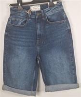 Fat Face Bisley Bermuda Denim Shorts - Mid Blue - UK Size 6, New With Tags - 6 Regular