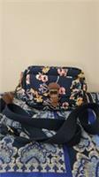 Fat Face Womens Floral Crossbody Bag New Navy - ONE Regular