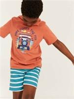 Fat Face Designer Land Rover Hooded T Shirts Boys 7-8 Years RRP £14