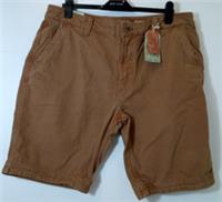 Fat Face Shorts Men's Cove Flat Front Tan Size UK W40 Leg10.5 - NEW - 40 Regular