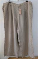 Fat Face Ladies Natural Ives Wide Leg Linen Trousers Size 24s RRP &pound;69 BNWT - 24 Petites
