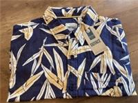Fat Face Leaf Print Hawaiian Style Short Sleeve Shirt Size Small Brand New - S Regular