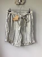 BNWT Ladies Fat Face Lily Linen Blend Striped Shorts, UK Size 12, Tagged