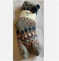 Fat Face Womens Fairisle Bed Socks New Size UK 4-7 Grey