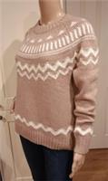 Fat Face Marley Fairisle Knitted Crewneck Jumper - Pink - Size 10 New - 10 Regular