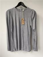 Fat Face Top, UK Size 8, Grey Sparkle Jersey Top, BNWT - 8 Regular
