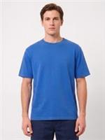 FatFace Alton Mens Cobalt Blue Heavyweight T-Shirt Relaxed Fit 100% Cotton Large - L Regular