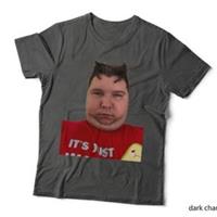Funny Fat Nikocado Avocado Grumpy Face Meme Pun Fast Food T-Shirt - M Regular