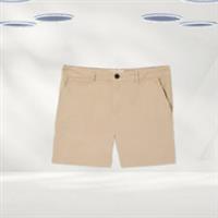 Ex Fat Face Womens Padstow Cotton Chino Shorts in Beige Stone (Defect) - 12 Regular