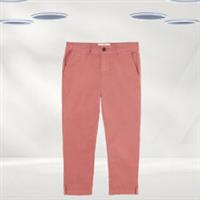 Ex Fat Face Womens Farnham Cropped Chinos Trouser in Rose Pink (Defect) - 12 Regular